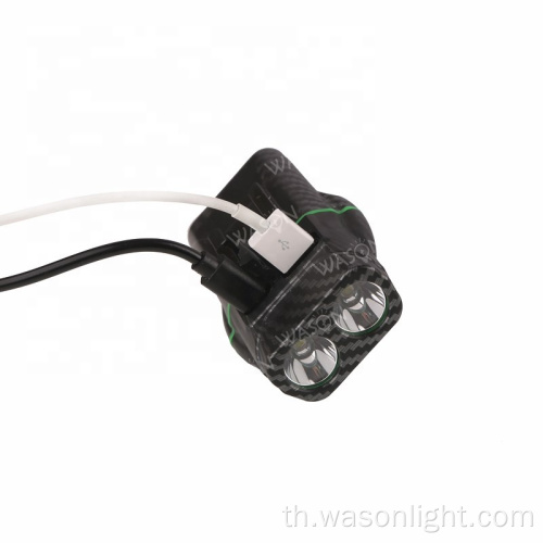 Wason TK2 USB Bike Light Light Bicycle Front Light Front Light ง่ายต่อการติดตั้งสำหรับผู้ชายสำหรับผู้ชายสำหรับเด็กขี่จักรยานภูเขา